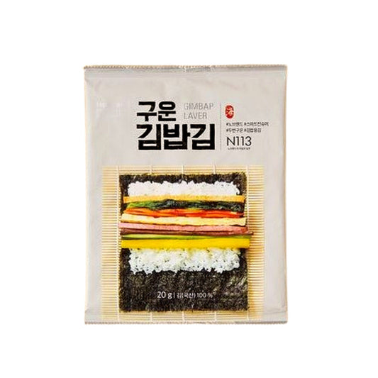 No Brand Roasted Kimbap seaweed layer (20g) Korean Food, Ingredients for making kimbap