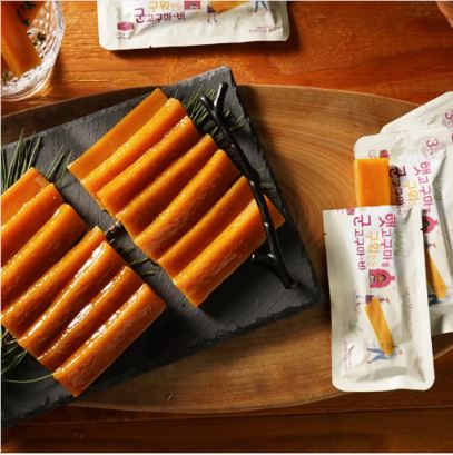 Korean Snacks, Sweet Potato Low-Carb bar 5 Packs 햇고구마를 구워만든 군고구마-바